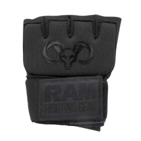 RAM Binnenhandschoenen Neopreen Gel Zwart Vooraanzicht van de verdikte gel padding op de RAM binnenhandschoenen
