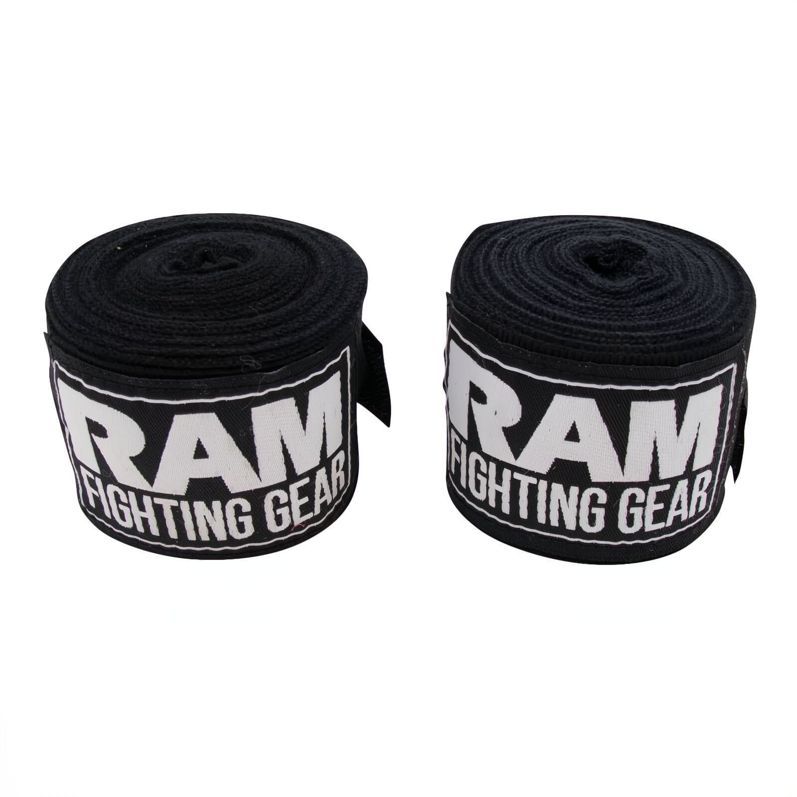 RAM Boksbandages Zwart 450 cm Set zwarte RAM boksbandages met een lengte van 450 cm