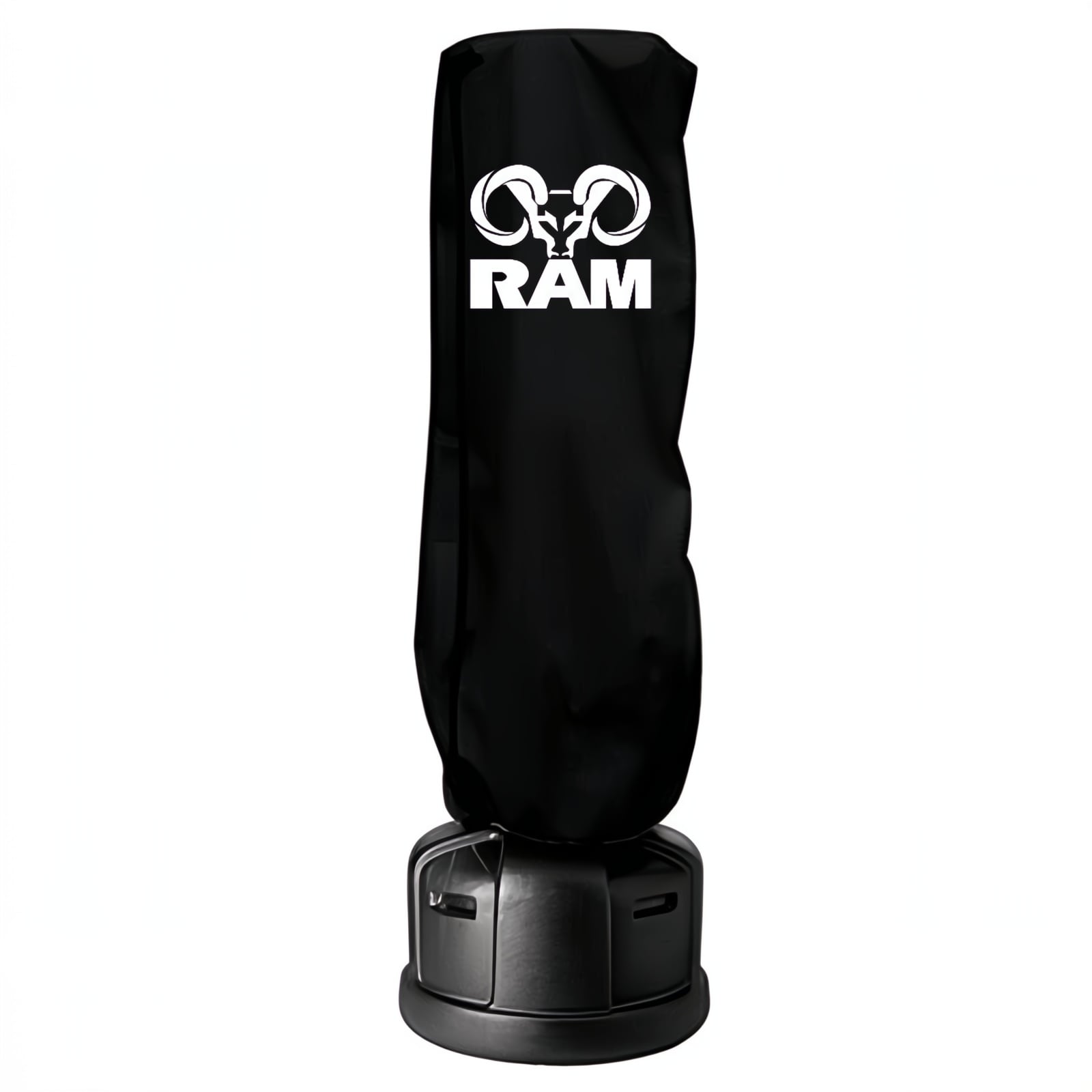 RAM Bokspaal / Dummy Beschermhoes - Waterdicht & UV-bestendig Zwarte waterdichte beschermhoes met wit RAM logo over een dummy