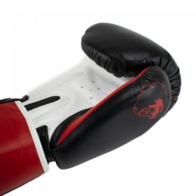 Super Pro Combat Gear SE Lederen kickbokshandschoenen zwart rood wit 4