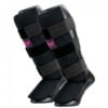 Zwart roze scheenbeschermers van Super Pro Combat Gear, de Savior.