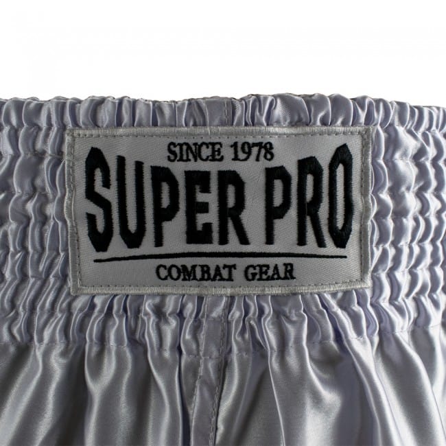 Super Pro Combat Gear Thai- En Kickboks Broekje Brave Wit-Zwart Super Pro Combat Gear Thai- En Kickboks Broekje Brave Wit-Zwart - Afbeelding 5