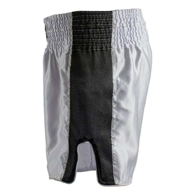 Super Pro Combat Gear Thai- En Kickboks Broekje Brave Wit-Zwart Super Pro Combat Gear Thai- En Kickboks Broekje Brave Wit-Zwart - Afbeelding 4