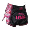 Zwart roze kickboks broekje van Legend sports voor kinderen en volwassenen.