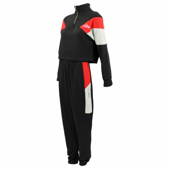 legend sports dames lifestyle suit red black 3