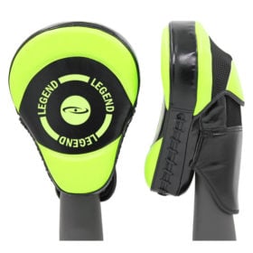 Legend Sports Leren Stootkussen Pro Handling Zwart/Neon afbeelding 1