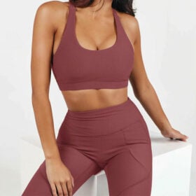 Legend Sports Sport bh dames red bean afbeelding 2