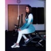 Groen witte dames sportlegging van Legend Sports.