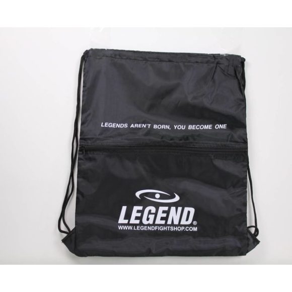 Zwarte sporttas van Legend, voor kinderen en volwassenen.
