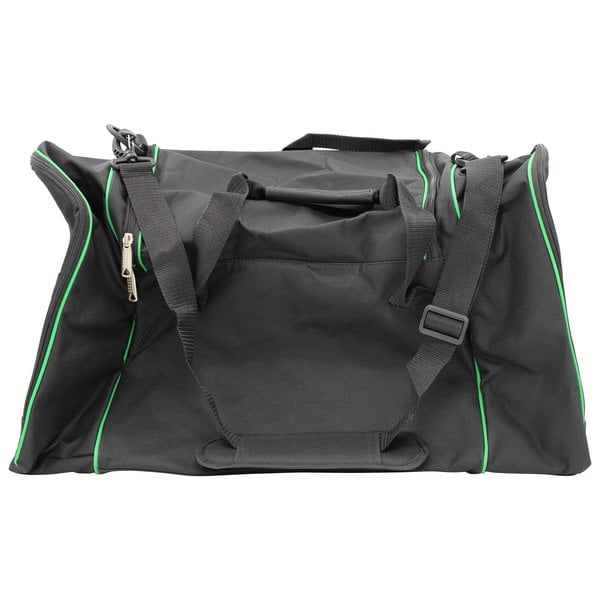 Legend Sports Sporttas met 3 rits vakken zwart neon groen Legend Sports Sporttas met 3 rits vakken zwart neon groen - Afbeelding 2