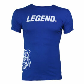 Blauw t-shirt van Legend Sports voor kinderen en volwassenen.