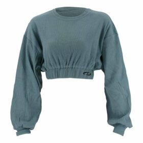Een grijze korte trui van Legend Sports voor dames.