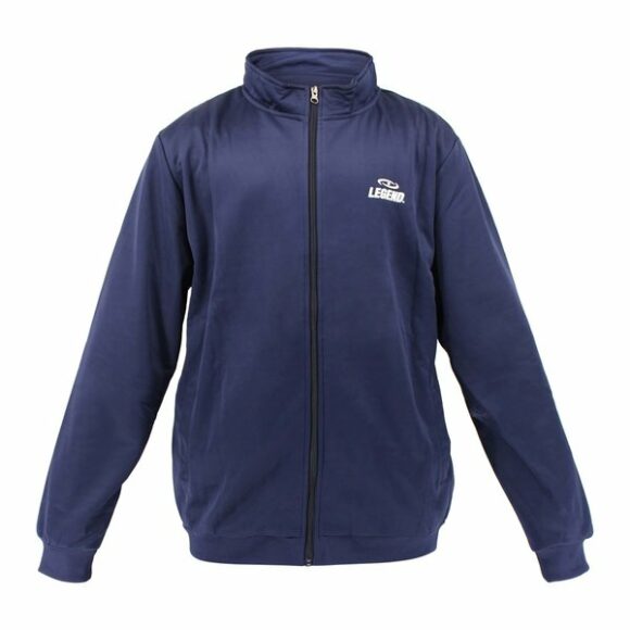 Blauw fleece vest / jas van Legend Sports, voor dames en heren.