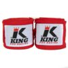 Rode boksbandages van King.