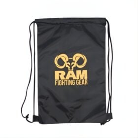 RAM 2-in-1 sporttas en rugzak zwart met gouden RAM logo