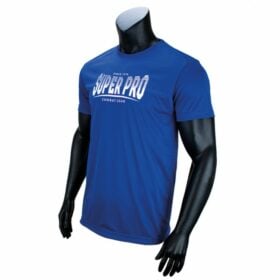 Super Pro DryFit T-Shirt Stripes Blauw-Wit