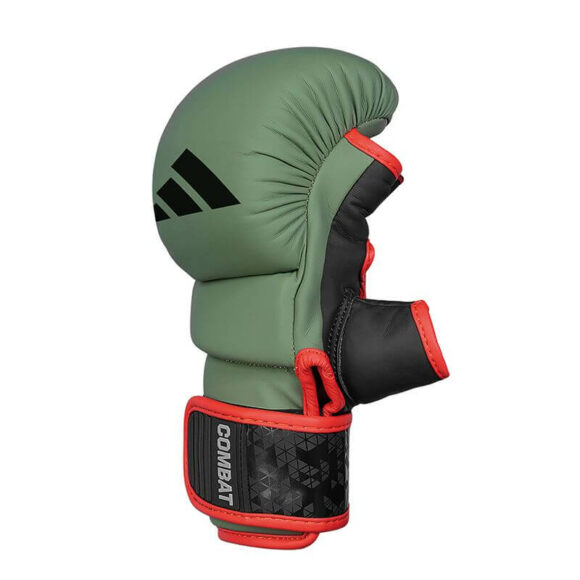 Adidas Combat 50 Sparring Grappling Handschoenen Zakhandschoenen Legergroen 2 1