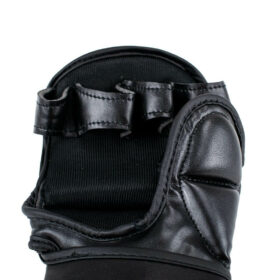 Super Pro Combat Gear Shooter Lederen MMA Handschoenen Zwart Wit 4 1