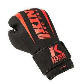 King Kpb Revo 8 KickBokshandschoenen Zwart Rood 6 1