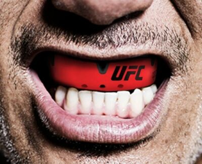 UFC Gebitsbeschermer OPRO Bronze Rood Zwart 6 kopie