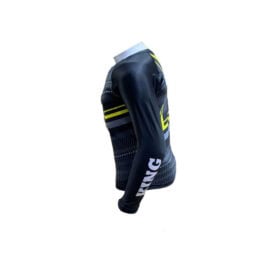 King Rashguard Long Sleeves Blade 2 Zwart-Geel King Rashguard Long Sleeves Blade 2 Zwart-Geel