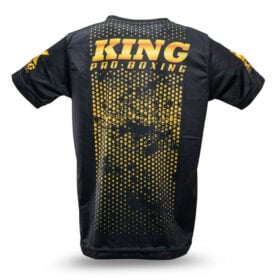 King Kids Aerodry T-shirt Hexagon 2 Zwart-Goud