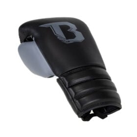 Booster RS LU 1 Leren Bokshandschoenen met Veters Zwart