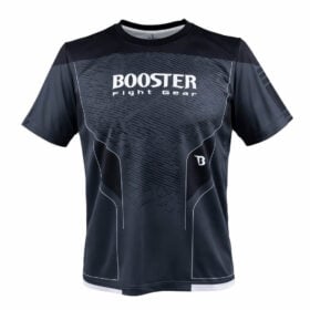 Zwart wit aerodry tshirt van Booster, de ignite 2.