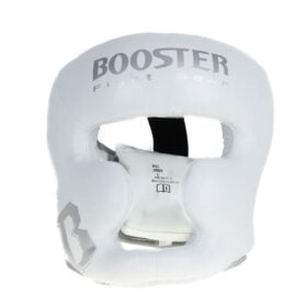 Wit zilveren hoofdbeschermer van Booster, de bhg 2..