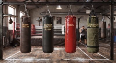 blog over de verschillende materialen voor een bokszak.