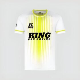 Vooraanzicht van het t-shirt van King bloodline 2 in het wit.